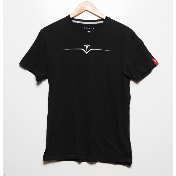 Tesla Motors Official Employee T-Shirt Black Size S